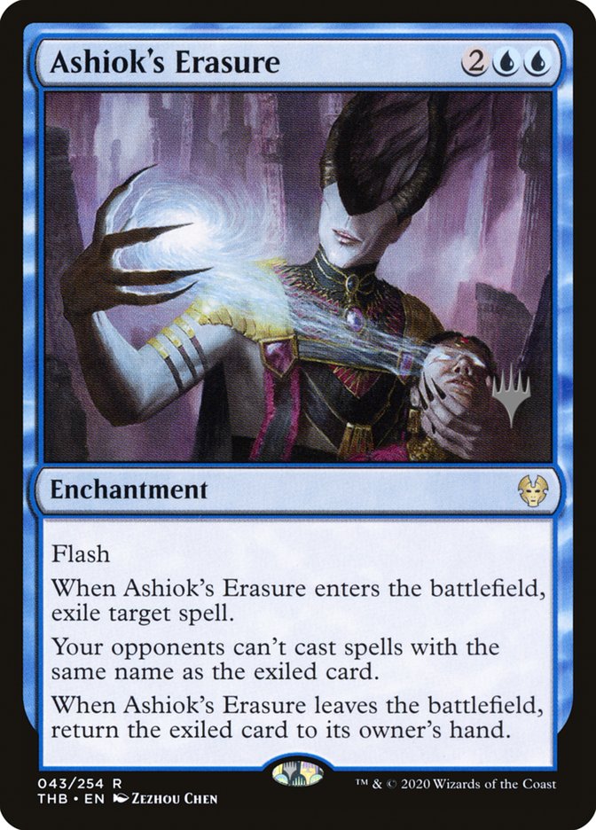 Ashiok's Erasure (Promo Pack) [Theros Beyond Death Promos] | Gear Gaming Fayetteville