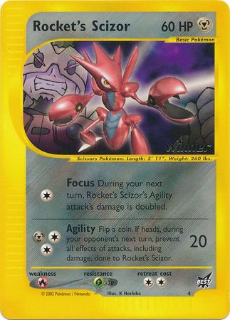 Rocket's Scizor (4) (Winner) [Best of Promos] | Gear Gaming Fayetteville