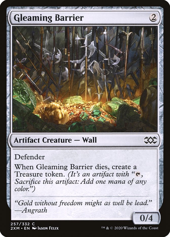 Gleaming Barrier [Double Masters] | Gear Gaming Fayetteville