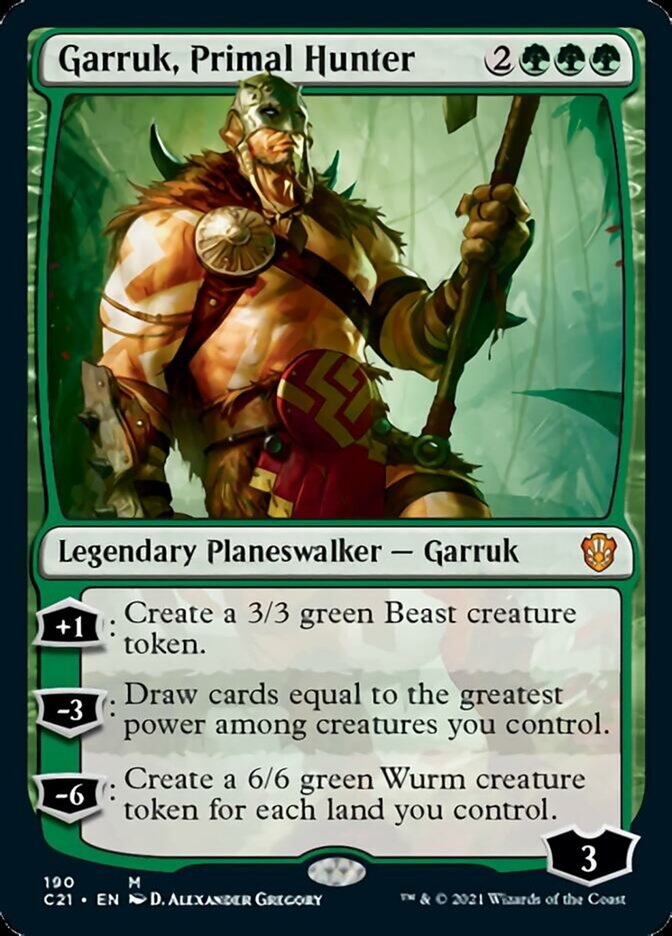 Garruk, Primal Hunter [Commander 2021] | Gear Gaming Fayetteville