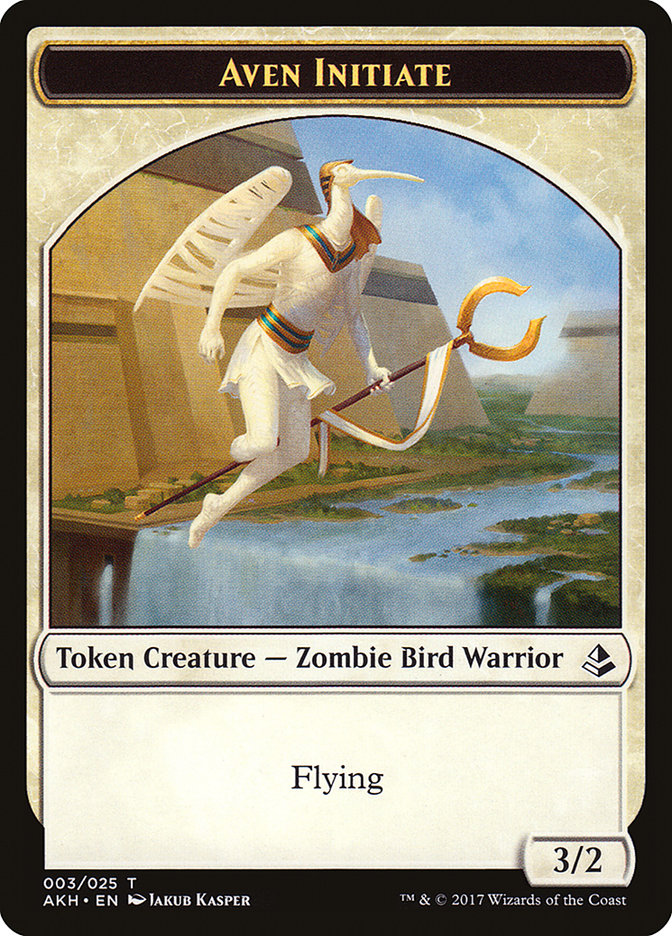 Aven Initiate Token [Amonkhet Tokens] | Gear Gaming Fayetteville