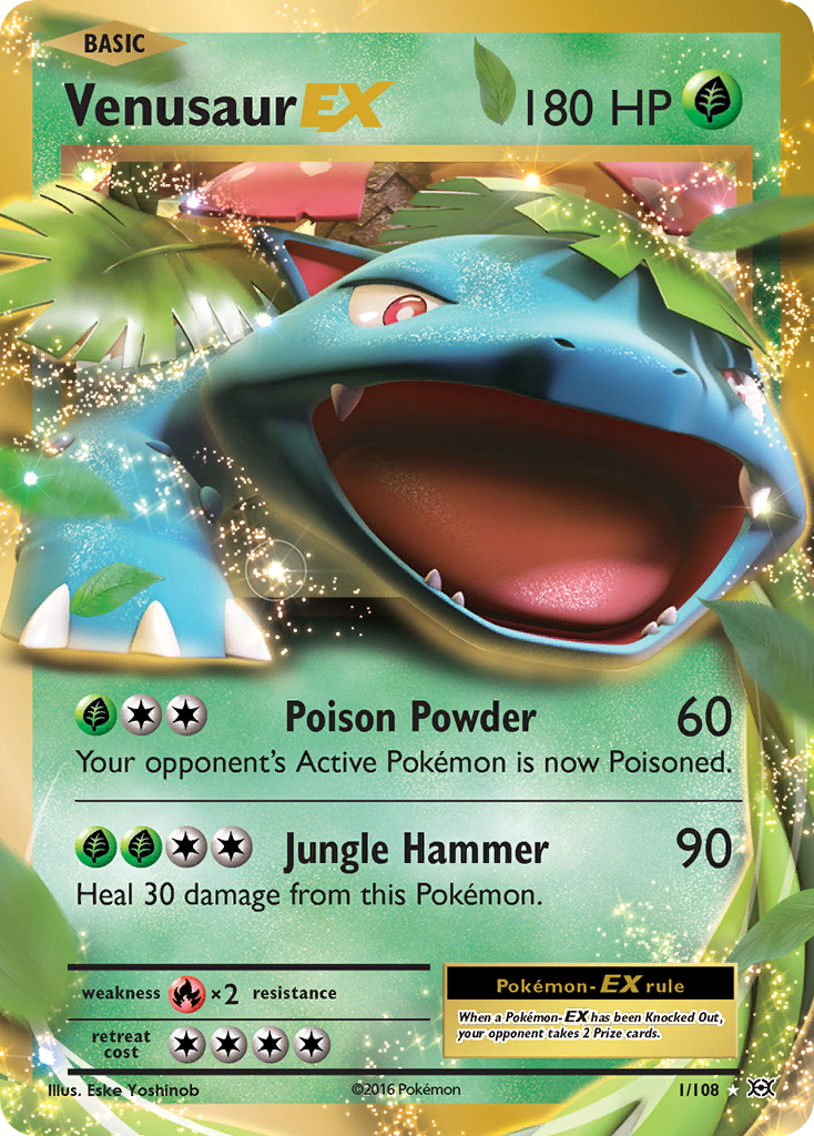 Venusaur EX (1/108) [XY: Evolutions] | Gear Gaming Fayetteville