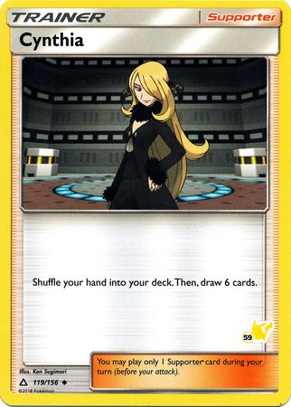 Cynthia (119/156) (Pikachu Stamp #59) [Battle Academy 2020] | Gear Gaming Fayetteville