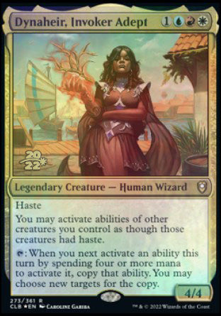 Dynaheir, Invoker Adept [Commander Legends: Battle for Baldur's Gate Prerelease Promos] | Gear Gaming Fayetteville