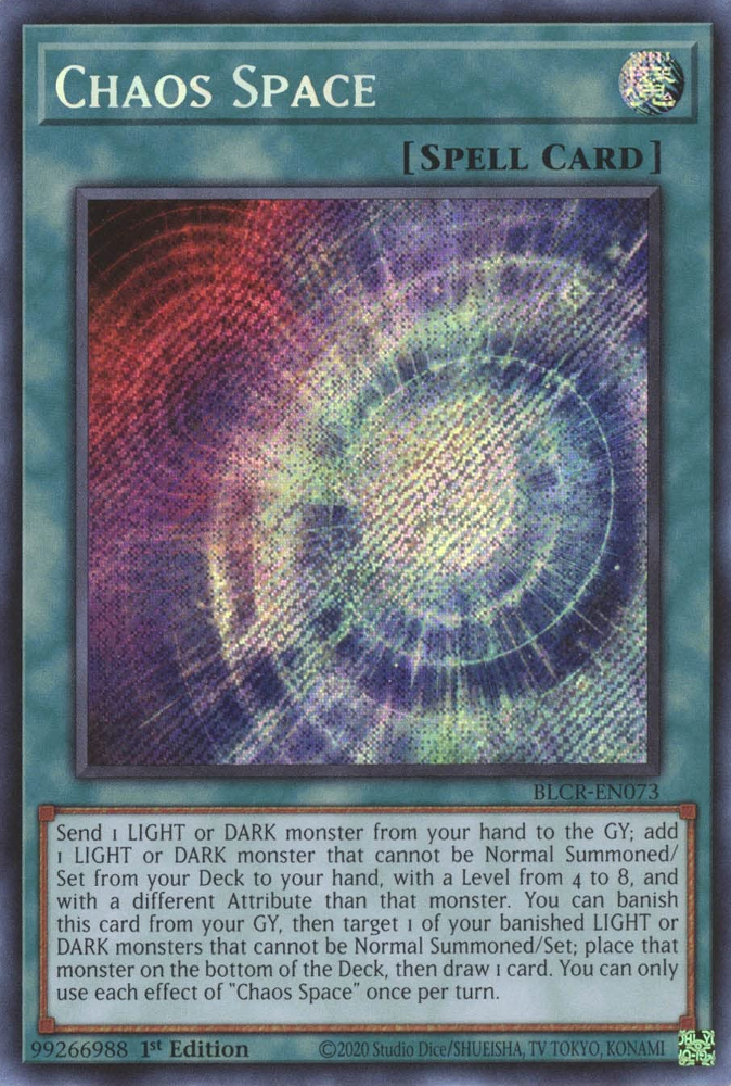Chaos Space [BLCR-EN073] Secret Rare | Gear Gaming Fayetteville