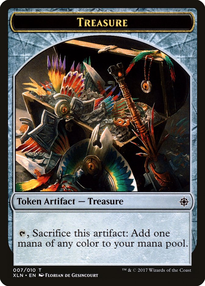 Treasure Token (007/010) [Ixalan Tokens] | Gear Gaming Fayetteville