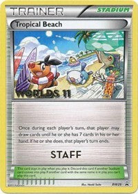 Tropical Beach (BW28) (Staff) [Black & White: Black Star Promos] | Gear Gaming Fayetteville