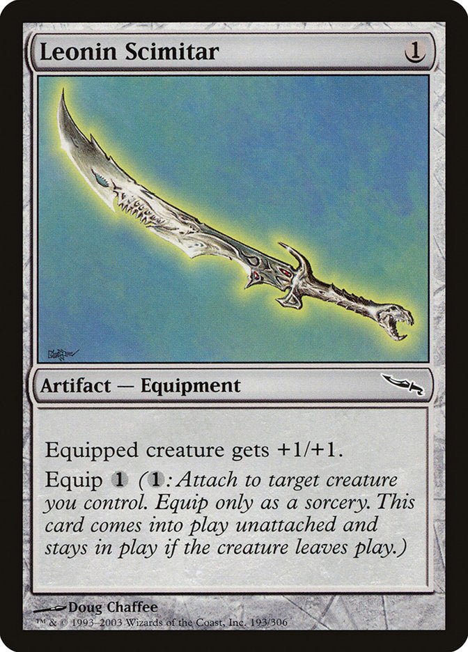 Leonin Scimitar [Mirrodin] | Gear Gaming Fayetteville