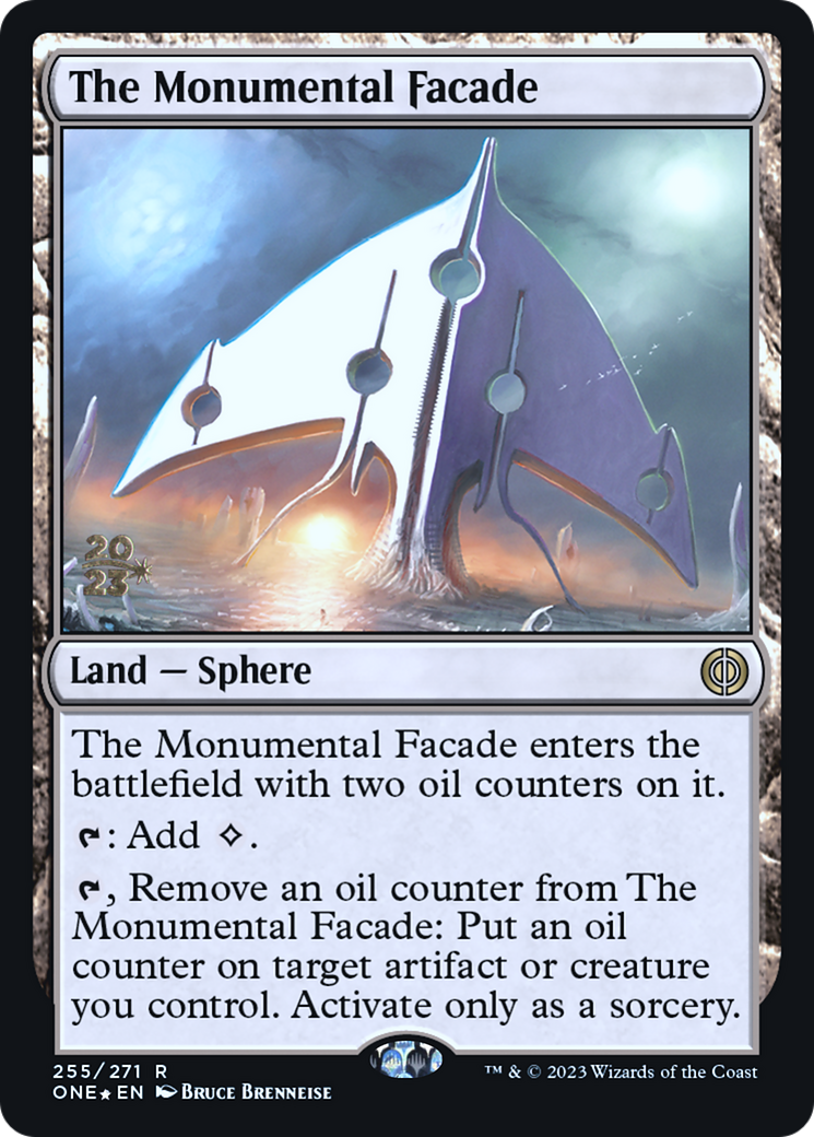 The Monumental Facade [Phyrexia: All Will Be One Prerelease Promos] | Gear Gaming Fayetteville