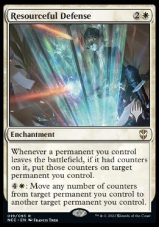 Resourceful Defense (Promo Pack) [Streets of New Capenna Commander Promos] | Gear Gaming Fayetteville