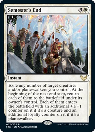 Semester's End (Promo Pack) [Strixhaven: School of Mages Promos] | Gear Gaming Fayetteville