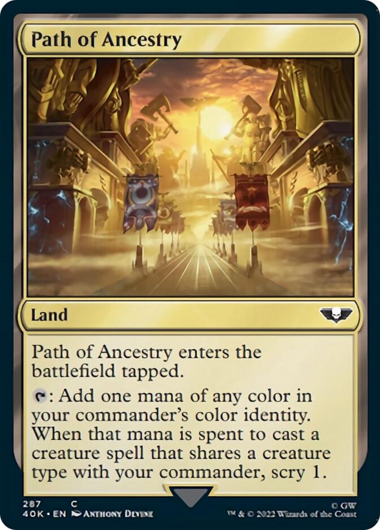 Path of Ancestry (Surge Foil) [Warhammer 40,000] | Gear Gaming Fayetteville