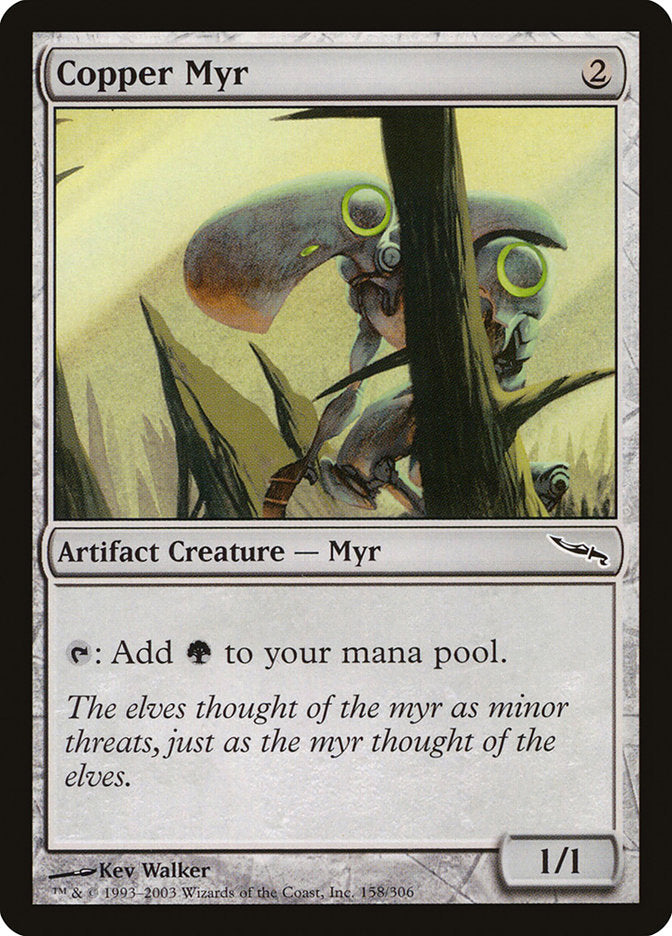 Copper Myr [Mirrodin] | Gear Gaming Fayetteville