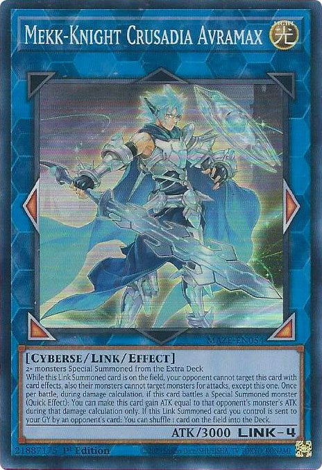 Mekk-Knight Crusadia Avramax [MAZE-EN054] Super Rare | Gear Gaming Fayetteville