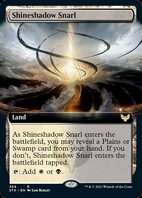 Shineshadow Snarl (Extended Art) [Strixhaven: School of Mages] | Gear Gaming Fayetteville