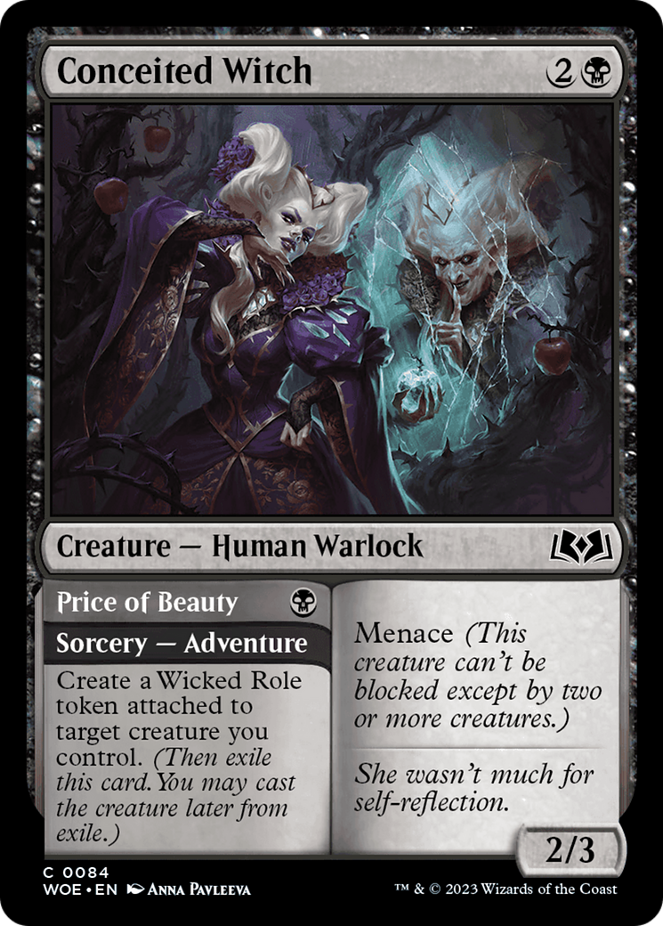 Conceited Witch // Price of Beauty [Wilds of Eldraine] | Gear Gaming Fayetteville