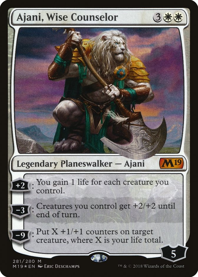 Ajani, Wise Counselor [Core Set 2019] | Gear Gaming Fayetteville