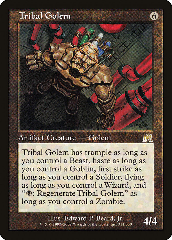 Tribal Golem [Onslaught] | Gear Gaming Fayetteville