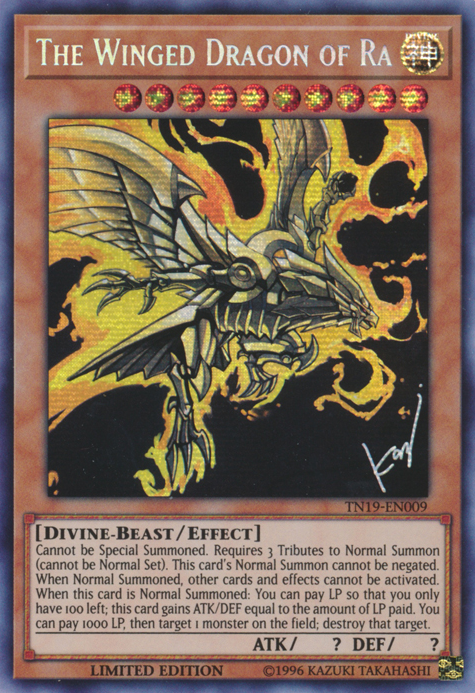 The Winged Dragon of Ra [TN19-EN009] Prismatic Secret Rare | Gear Gaming Fayetteville