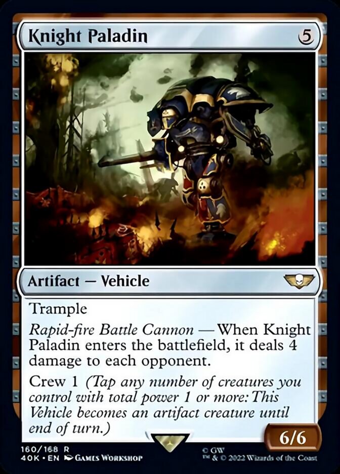 Knight Paladin (Surge Foil) [Warhammer 40,000] | Gear Gaming Fayetteville