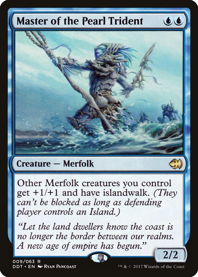 Master of the Pearl Trident [Duel Decks: Merfolk vs. Goblins] | Gear Gaming Fayetteville