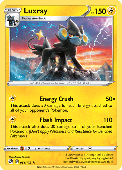 Luxray (051/172) [Sword & Shield: Brilliant Stars] | Gear Gaming Fayetteville