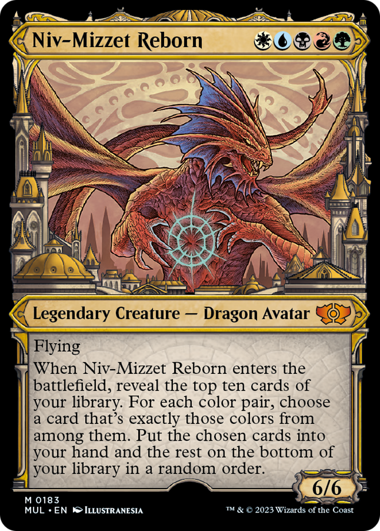 Niv-Mizzet Reborn (Halo Foil) [Multiverse Legends] | Gear Gaming Fayetteville