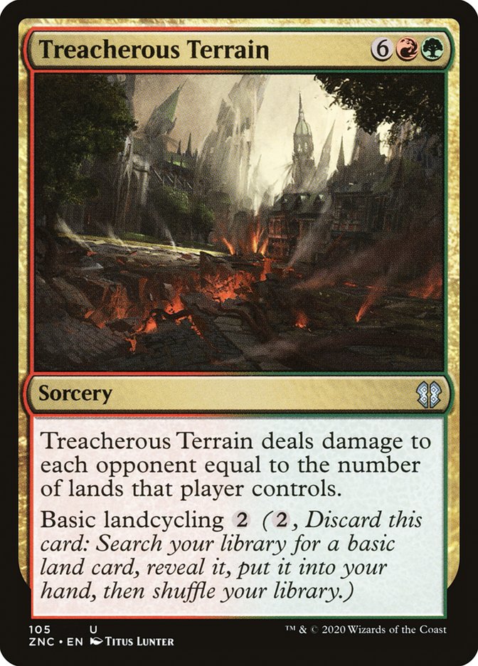 Treacherous Terrain [Zendikar Rising Commander] | Gear Gaming Fayetteville