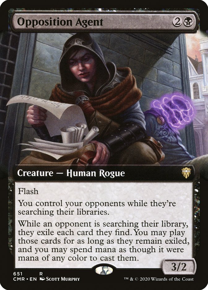 Opposition Agent (Extended Art) [Commander Legends] | Gear Gaming Fayetteville