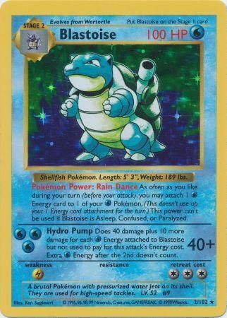 Blastoise (2/102) [Base Set Shadowless Unlimited] | Gear Gaming Fayetteville