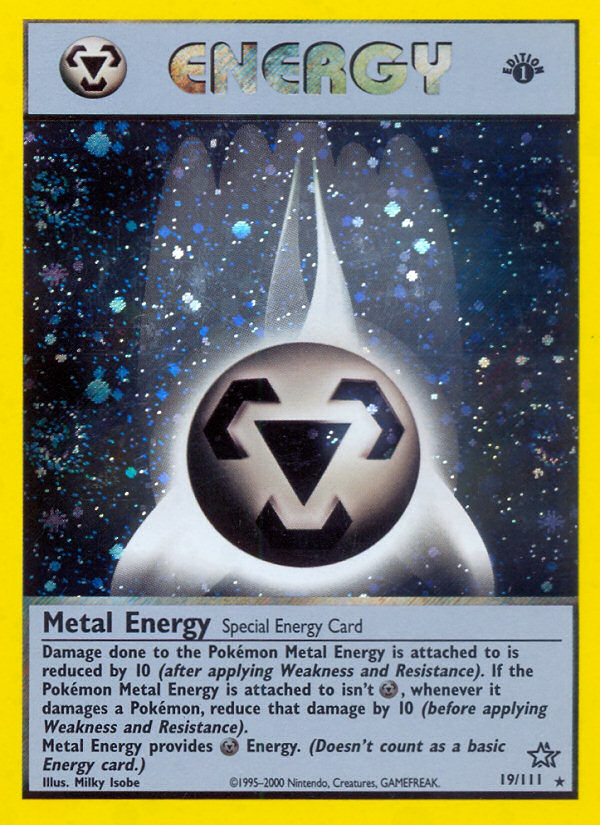 Metal Energy (19/111) [Neo Genesis 1st Edition] | Gear Gaming Fayetteville