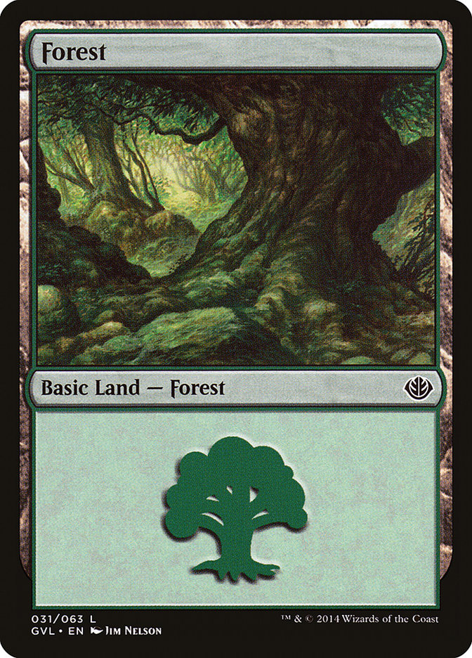 Forest (31) (Garruk vs. Liliana) [Duel Decks Anthology] | Gear Gaming Fayetteville