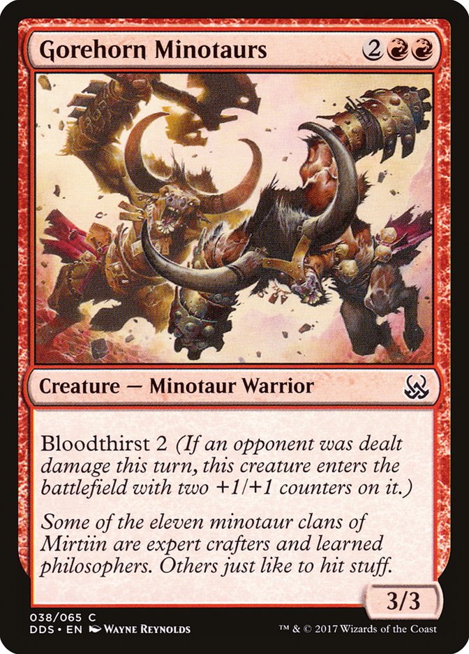 Gorehorn Minotaurs [Duel Decks: Mind vs. Might] | Gear Gaming Fayetteville