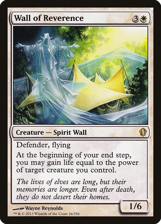 Wall of Reverence [Commander 2013] | Gear Gaming Fayetteville