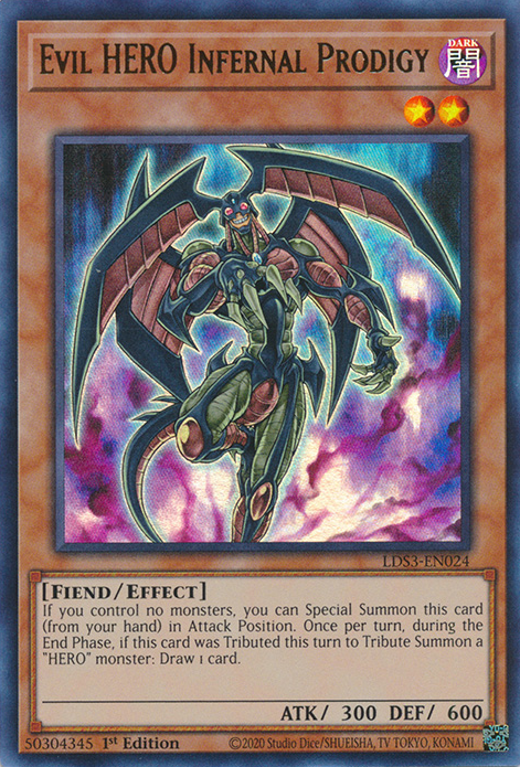 Evil HERO Infernal Prodigy [LDS3-EN024] Ultra Rare | Gear Gaming Fayetteville