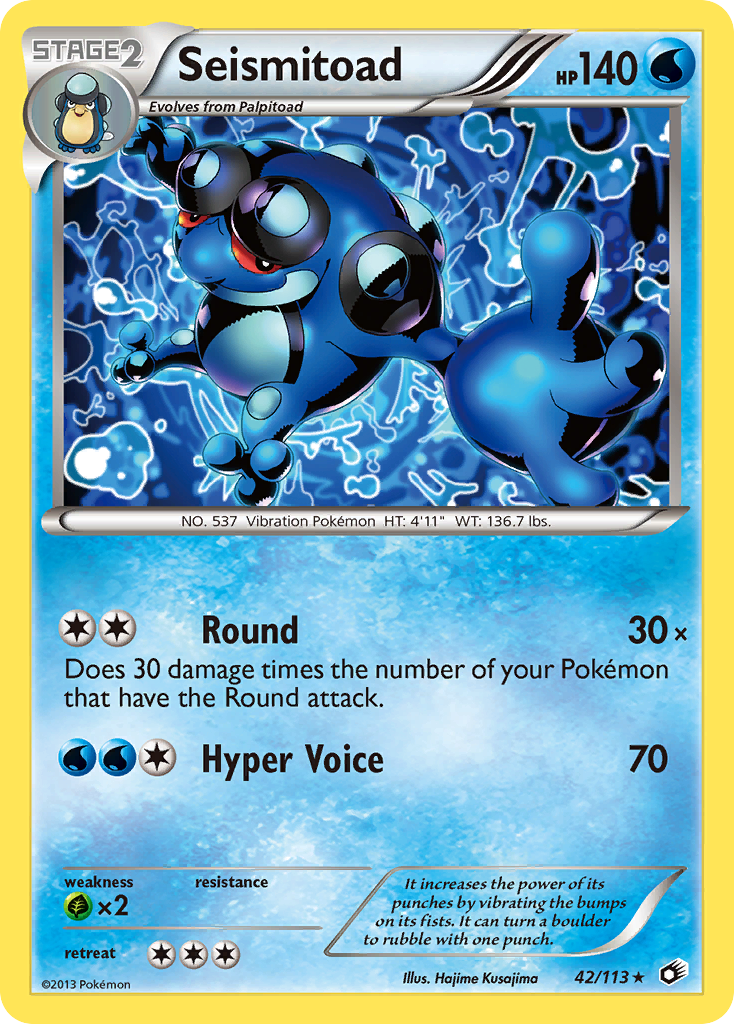 Seismitoad (42/113) [Black & White: Legendary Treasures] | Gear Gaming Fayetteville