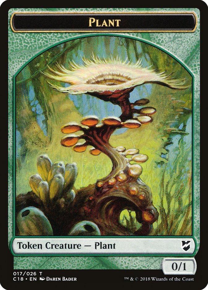 Plant Token [Commander 2018 Tokens] | Gear Gaming Fayetteville