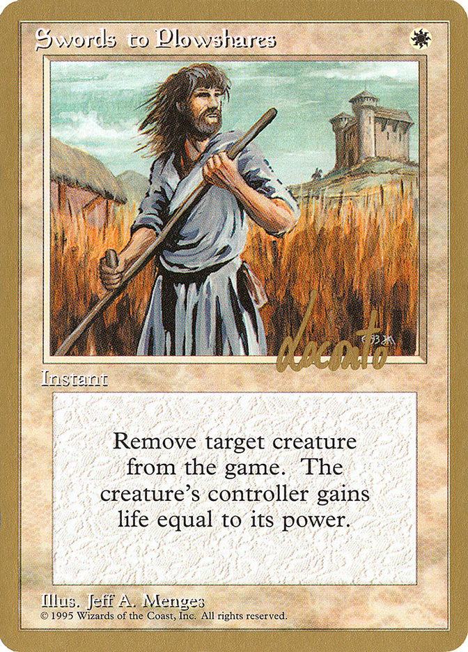 Swords to Plowshares (Michael Loconto) [Pro Tour Collector Set] | Gear Gaming Fayetteville