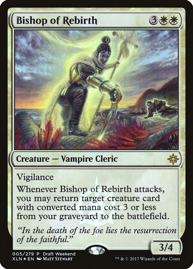 Bishop of Rebirth (Draft Weekend) [Ixalan Promos] | Gear Gaming Fayetteville