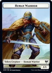 Human Warrior // Spirit Double-Sided Token [Kaldheim Tokens] | Gear Gaming Fayetteville