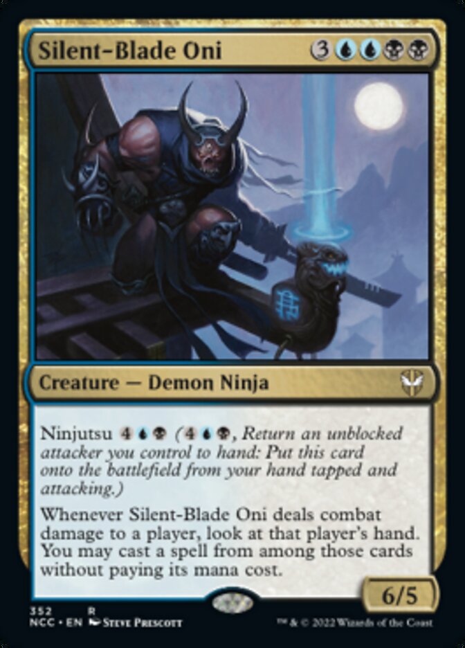 Silent-Blade Oni [Streets of New Capenna Commander] | Gear Gaming Fayetteville