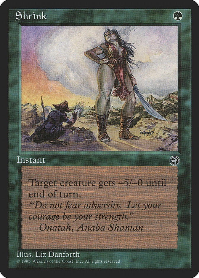 Shrink (Onatah Flavor Text) [Homelands] | Gear Gaming Fayetteville
