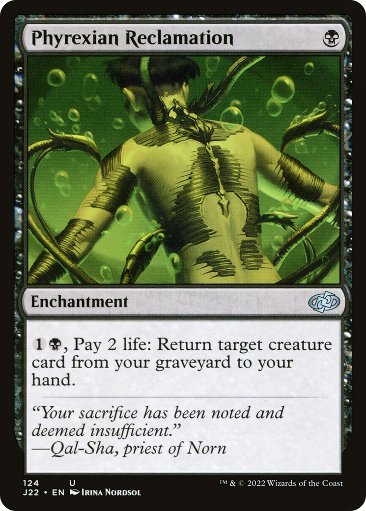 Phyrexian Reclamation [Jumpstart 2022] | Gear Gaming Fayetteville
