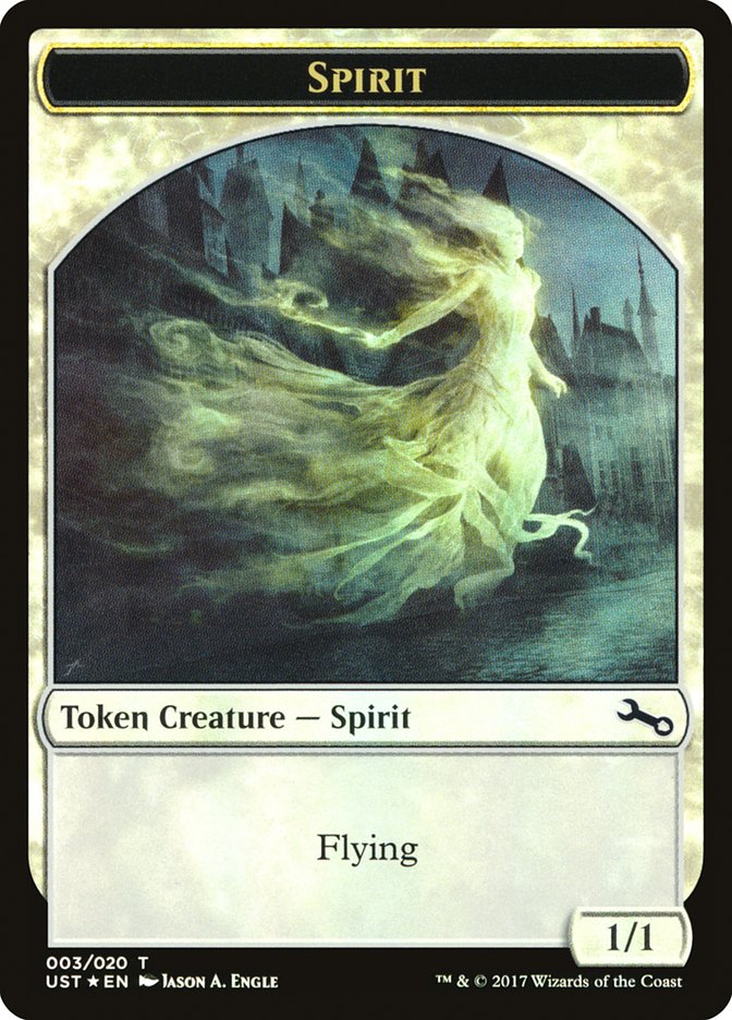 Spirit (003) // Spirit Double-Sided Token [Unstable Tokens] | Gear Gaming Fayetteville