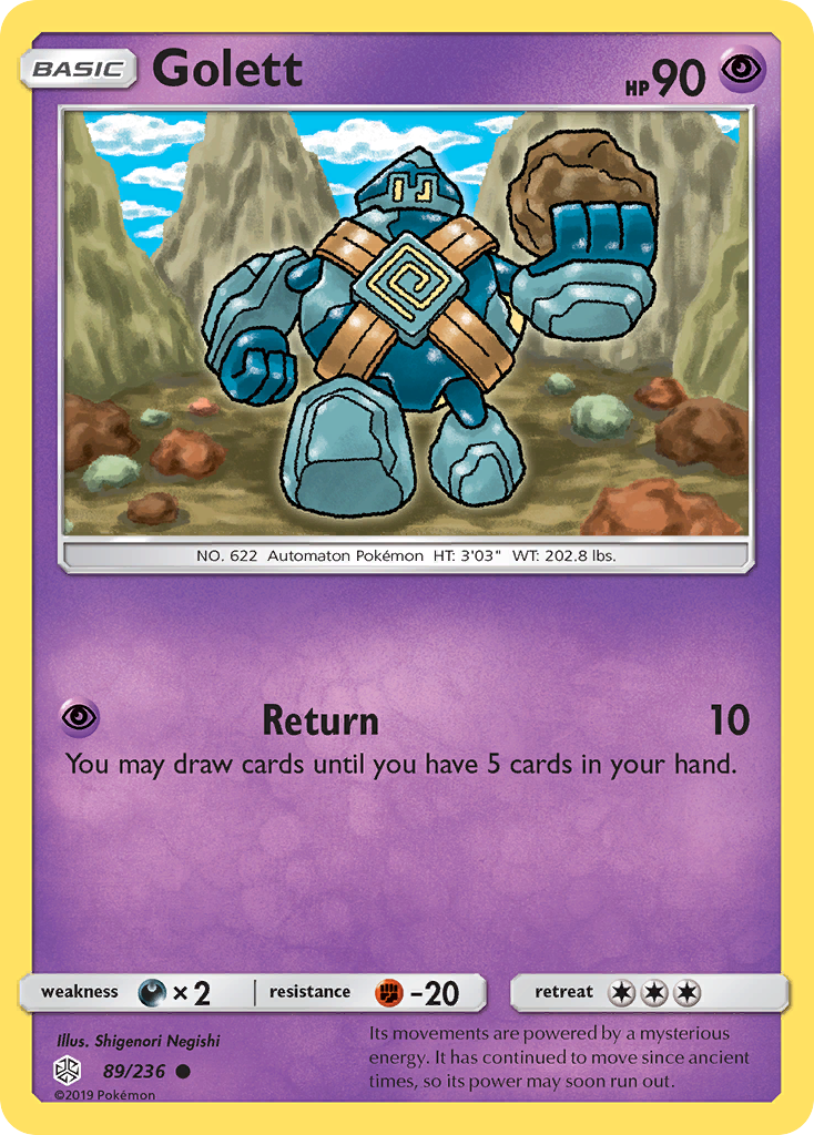 Golett (89/236) [Sun & Moon: Cosmic Eclipse] | Gear Gaming Fayetteville