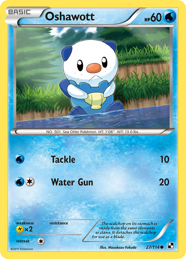 Oshawott (27/114) [Black & White: Base Set] | Gear Gaming Fayetteville