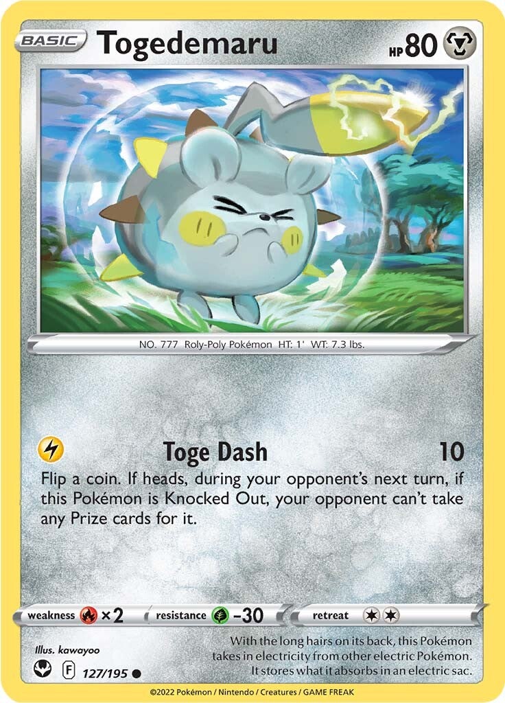 Togedemaru (127/195) [Sword & Shield: Silver Tempest] | Gear Gaming Fayetteville