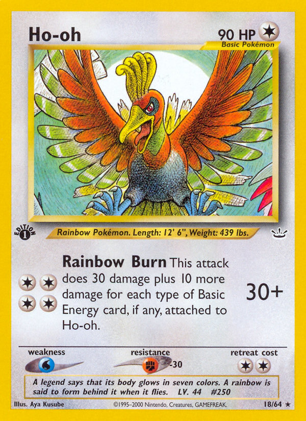 Ho-oh (18/64) [Neo Revelation 1st Edition] | Gear Gaming Fayetteville