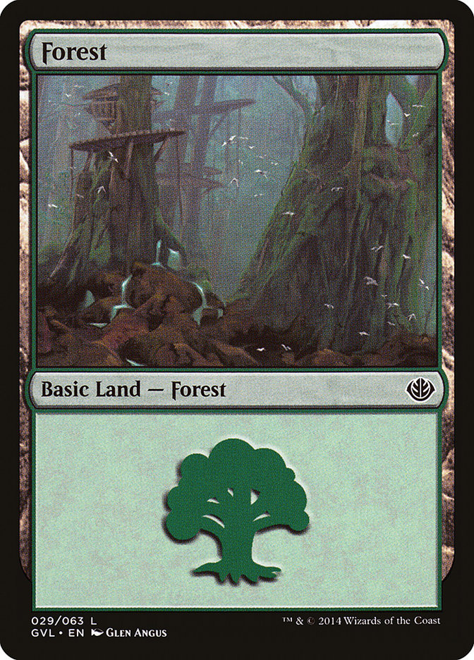 Forest (29) (Garruk vs. Liliana) [Duel Decks Anthology] | Gear Gaming Fayetteville