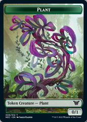 Plant // Treasure Double-Sided Token [Kamigawa: Neon Dynasty Commander Tokens] | Gear Gaming Fayetteville